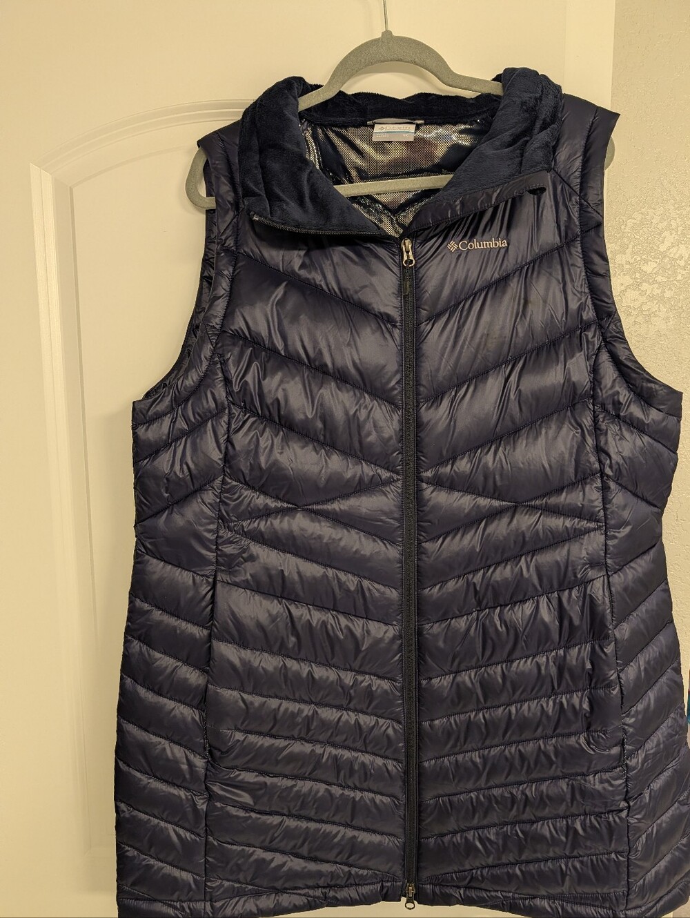 Columbia Women's Navy Quilted Down Vest